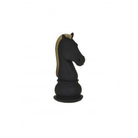 RESIN CHESS PAWN BLACK/GOLDEN