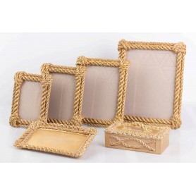 GARPE GOLDEN RESIN PHOTOFRAME 13X18 CM