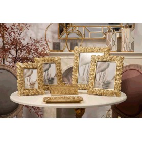 GARPE GOLDEN RESIN PHOTOFRAME 13X18 CM