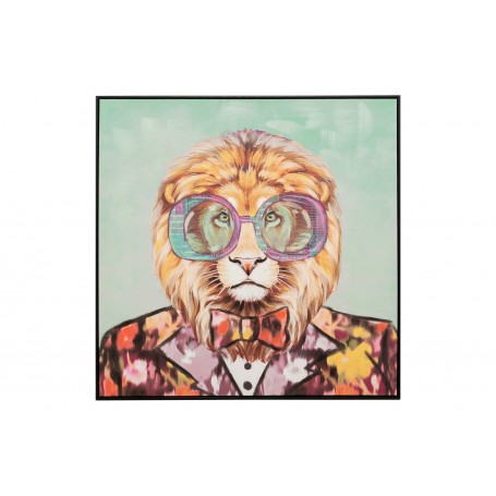 ANIMAL LION CANVA WITH FRAME