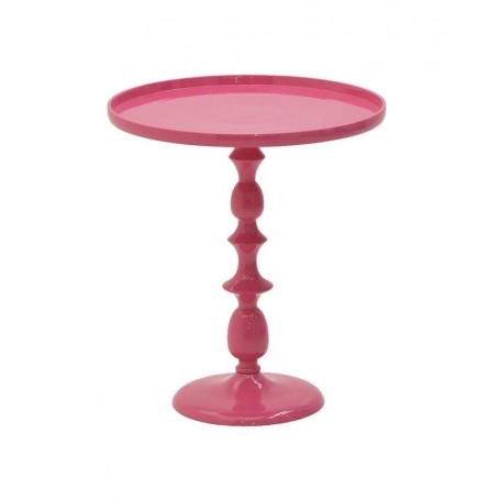 ALUMINIUM SIDE TABLE PINK