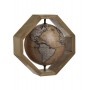 WOODEN/PL GLOBE NATURAL/BEIGE