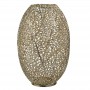 METAL PERFORATED VASE GOLD D33X50