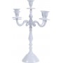 ALUMINIUM CANDLE HOLDER IN WHITE