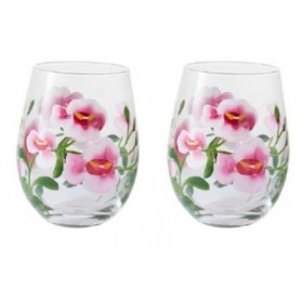 SET 2 TUMBLER FLORA ORCHIDEA