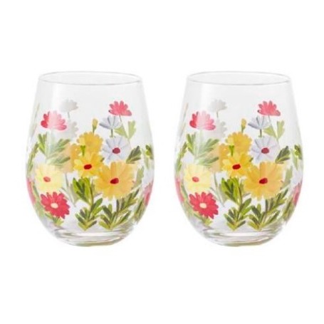 SET 2 TUMBLER FLORA PRATO IN FIORE