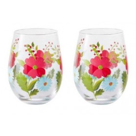 SET 2 TUMBLER FLORA PRIMULA