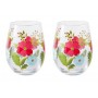 SET 2 TUMBLER FLORA PRIMULA