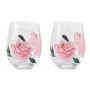 SET 2 TUMBLER FLORA ROSA