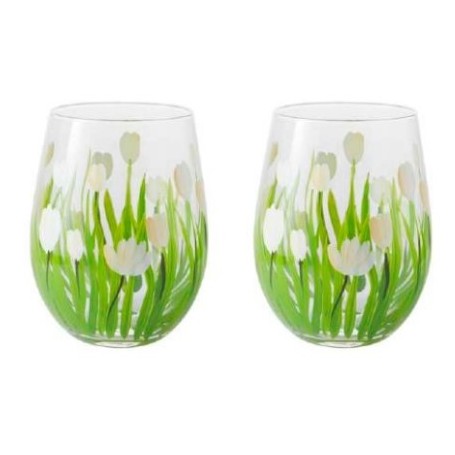 SET 2 TUMBLER FLORA TULIPANO