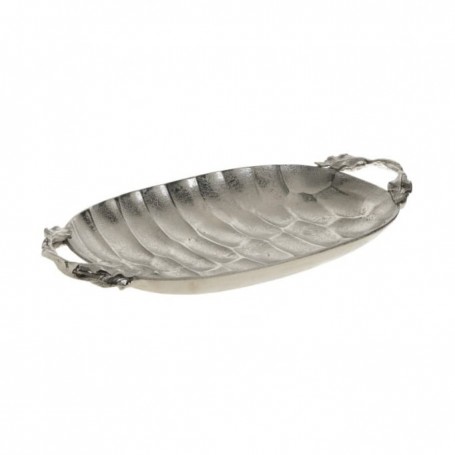 METAL TRAY SILVER 58X33X8