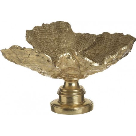 RESIN DECORATIVE BOWL GOLDEN