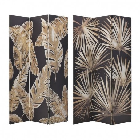 2 SIDED PRINTED CANVAS SCREEN LEAVES