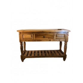 CONSOLLE COLONIALE IN LEGNO TEAK