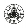 METAL WALL CLOCK BLACK