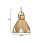 METAL CEILING LUMINAIRE GOLDEN D35X47