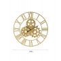 METAL WALL CLOCK GOLDEN D60