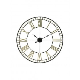 METAL WALL CLOCK GOLDEN/BLACK