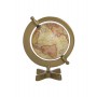 METAL/PL GLOBE GOLDEN/BEIGE 17X13X21