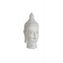 BUDDHA CEMENT BUST ANTIQUE WHITE