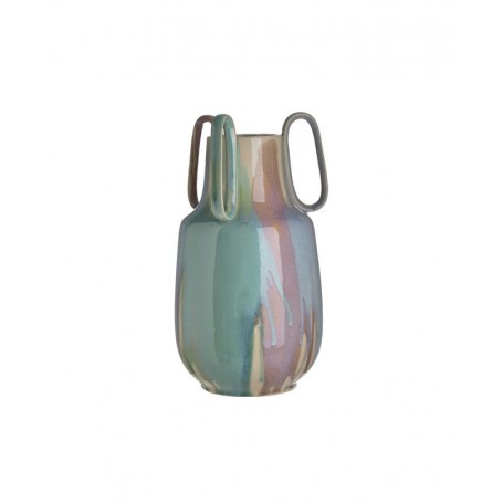 CERAMIC AMPHORA MULTICOLOR D21X39