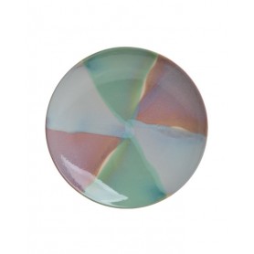 CERAMIC PLATE MULTICOLOR D36X6