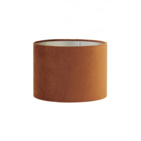 VELOURS SHADE CYLINDER 25-25-18 CM TERRA