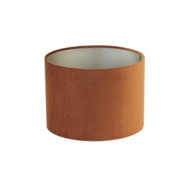 VELOURS SHADE CYLINDER 25-25-18 CM TERRA