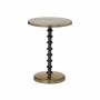 ALUMINUM TABLE ANT.GOLD/BLACK