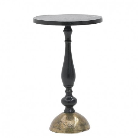 ALUMINUM TABLE ANT.GOLD/BLACK