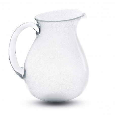 PITCHER - WHITE TRANSPARENT