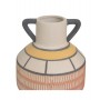 CERAMIC VASE MULTICOLOR D13X15