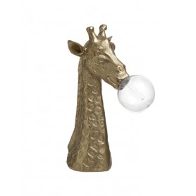 RESIN TABLE DECO GIRAFFE WITH LAMP LED
