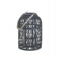 WOODEN/ROPE LANTERN BLACK/NATURAL