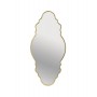 METAL WALL MIRROR GOLD 56X3X120