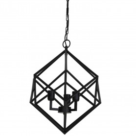 HANGING LAMP 46X56 DRIZELLA MATT BLACK