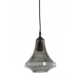 DAILYN HANGING LAMP O20X24CM GLASS SMOKE