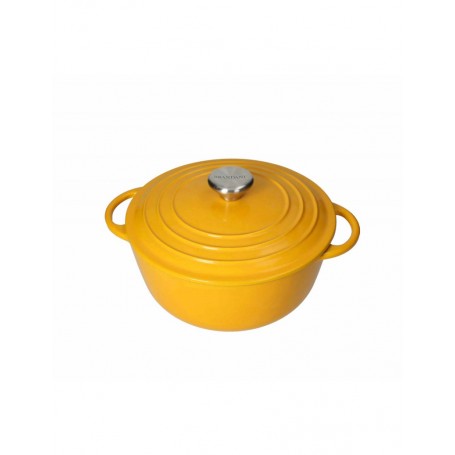 CASSERUOLA COCOTTE GIALLA GHISA 3LT