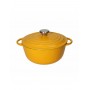 CASSERUOLA COCOTTE GIALLA GHISA 4LT