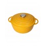 CASSERUOLA COCOTTE GIALLA GHISA 4LT