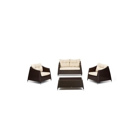 SET GIARDINO IBIZA SOFA 2 POSTI CAFFE'