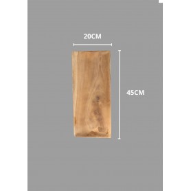 VASSOIO LEGNO CON BORDO 45 X 20