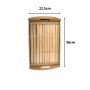 VASSOIO BAMBOO RETT. SMALL