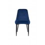 SEDIA VELLUTO BLUE