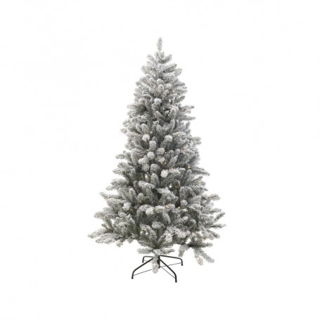 PVC SNOWY CHRISTMAS TREE W/220 LED LIGHT