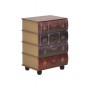 PU CABINET BOOKS MULTICOLOR 40X30X56