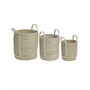 S/3 STRAW BASKET NATURAL/CREAM D30X35/42