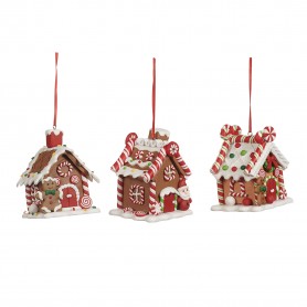 CLAY 3D XMAS GINGERBR.HOUSE ASS/3 9,5CM