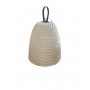 LAMPAD. NASSA RATTAN SINT.BIANCO BG