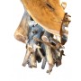 CONSOLLE RADICE FOSSILE TEAK L125X42XH78